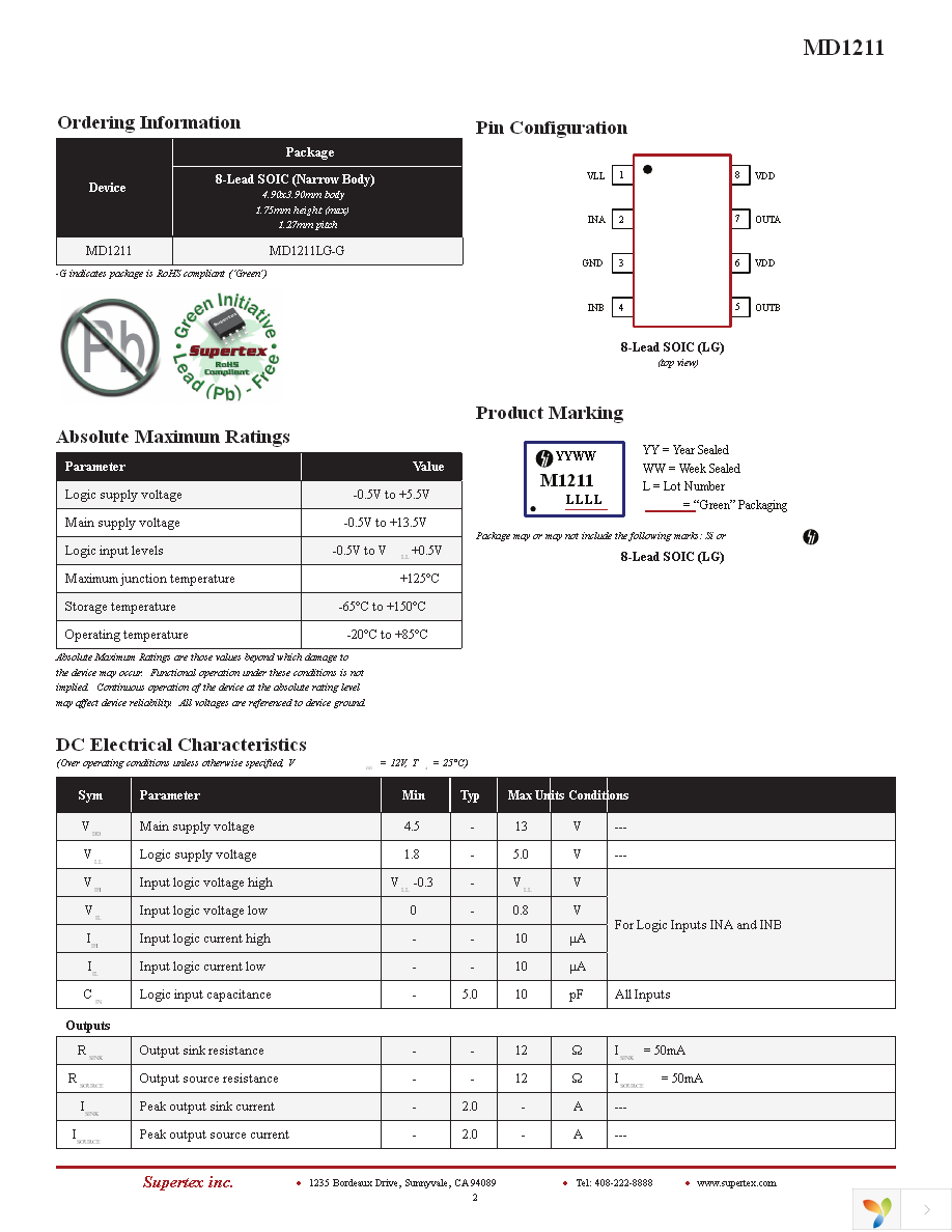 MD1211LG-G Page 2