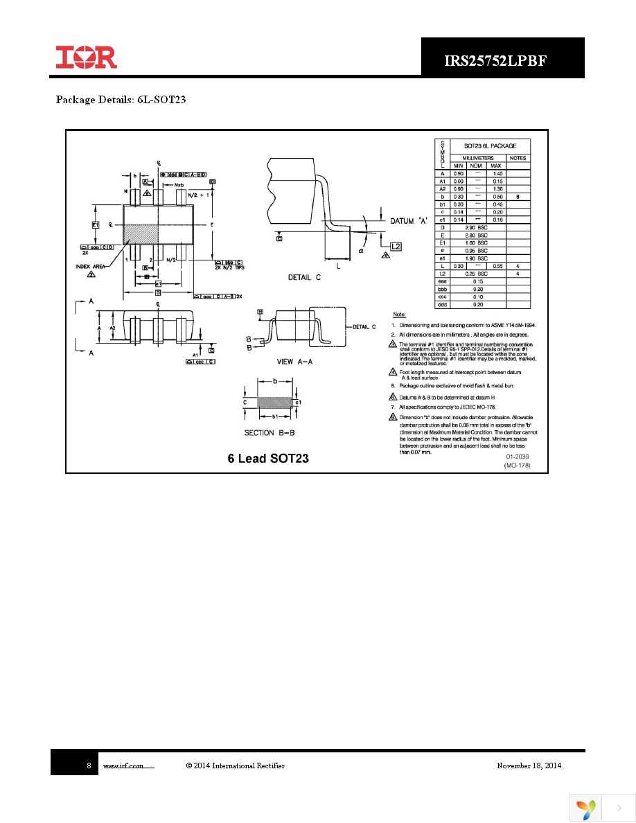 IRS25752LTRPBF Page 8