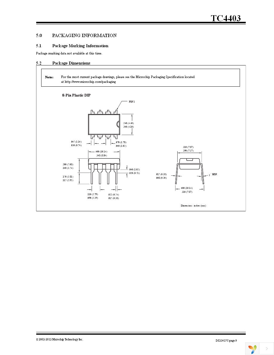 TC4403CPA Page 9