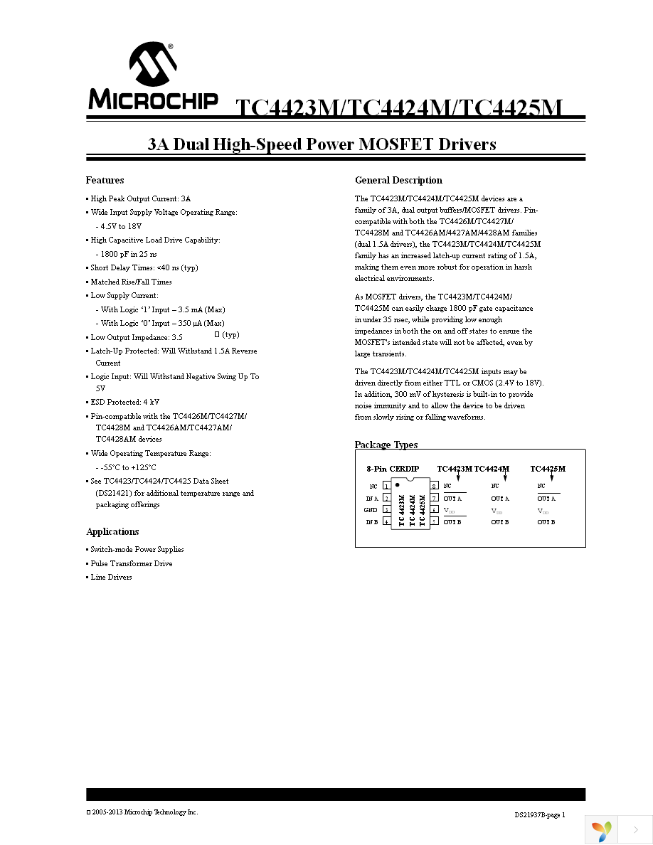 TC4423MJA Page 1