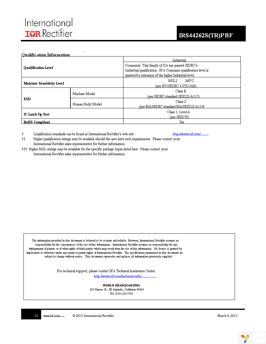 IRS44262STRPBF Page 15