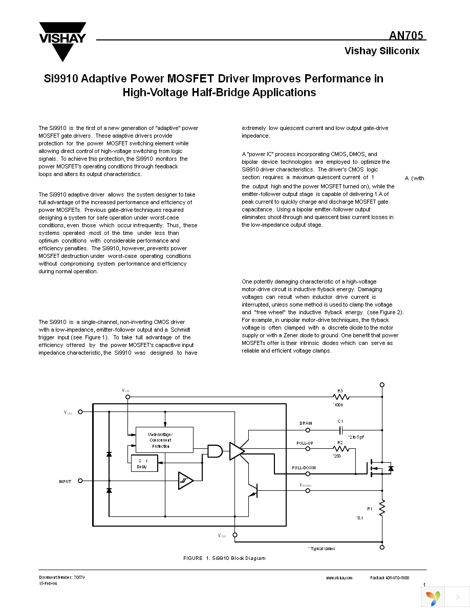 SI9910DY-T1-E3 Page 1