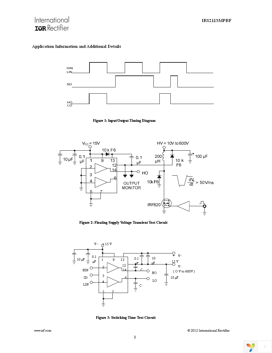 IRS2113MTRPBF Page 8