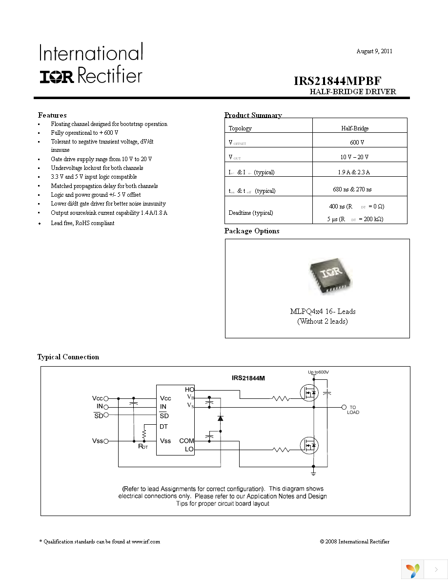 IRS21844MTRPBF Page 1