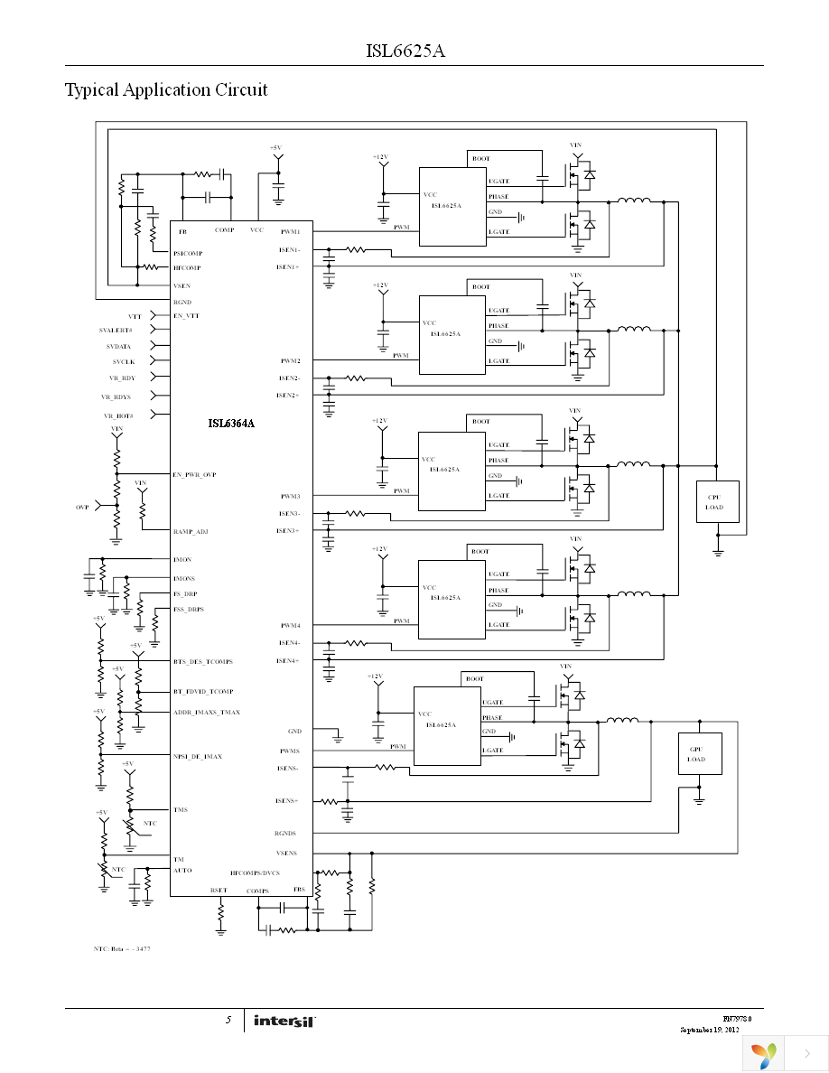 ISL6625AIRZ-T Page 5