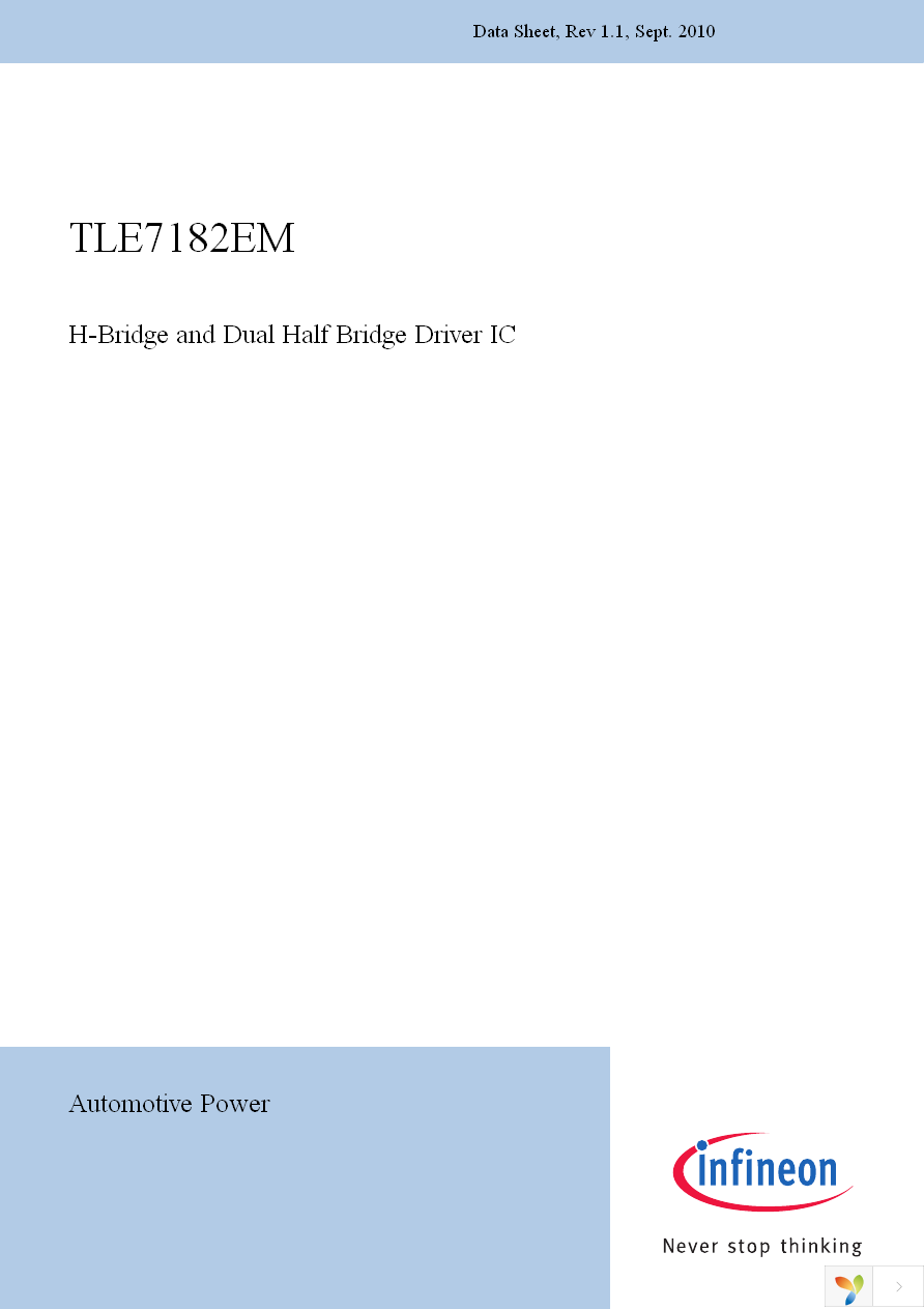 TLE7182EM Page 1