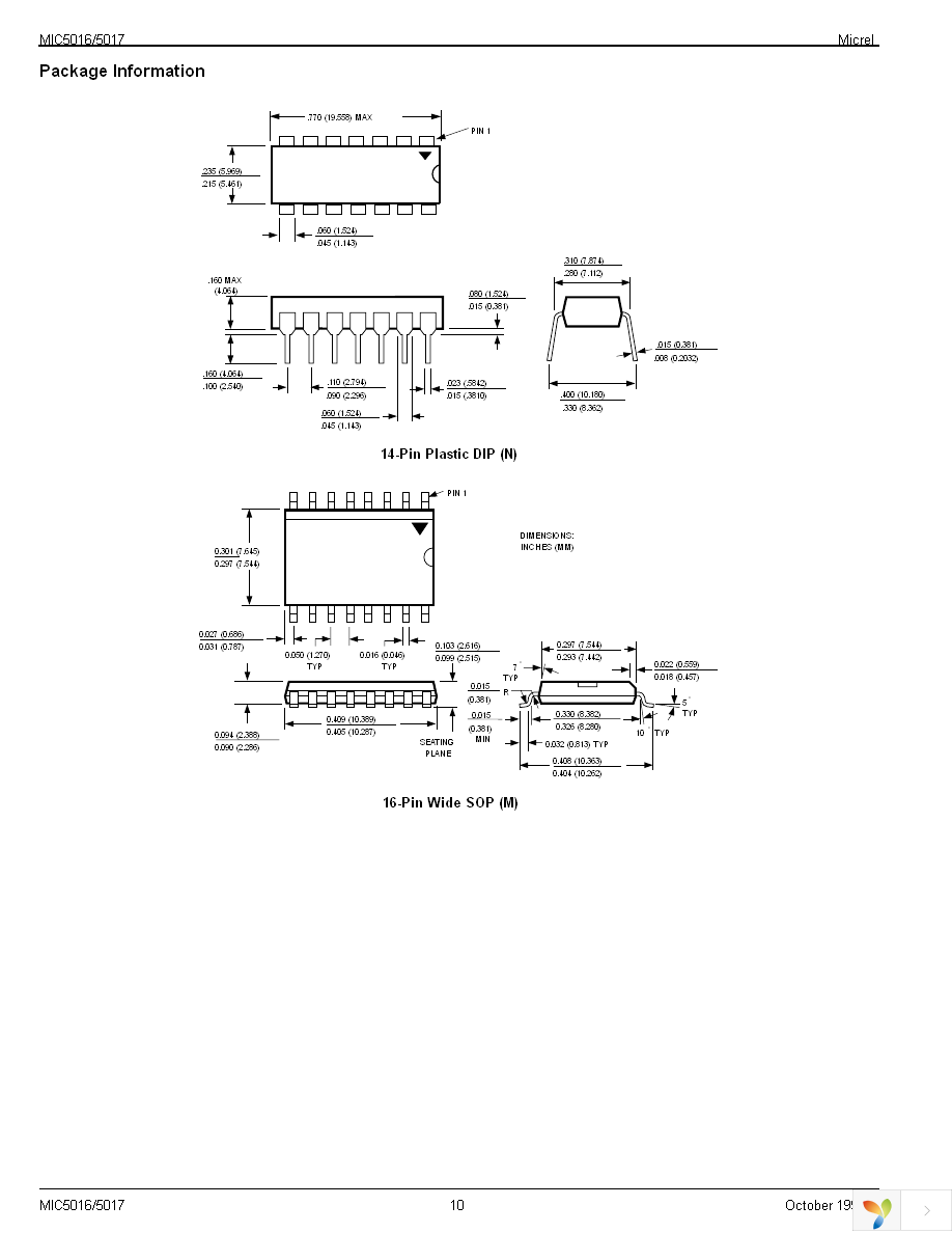 MIC5016BN Page 10