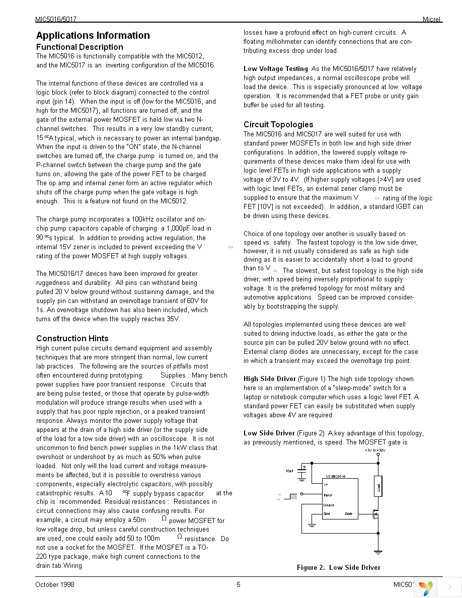 MIC5016BN Page 5