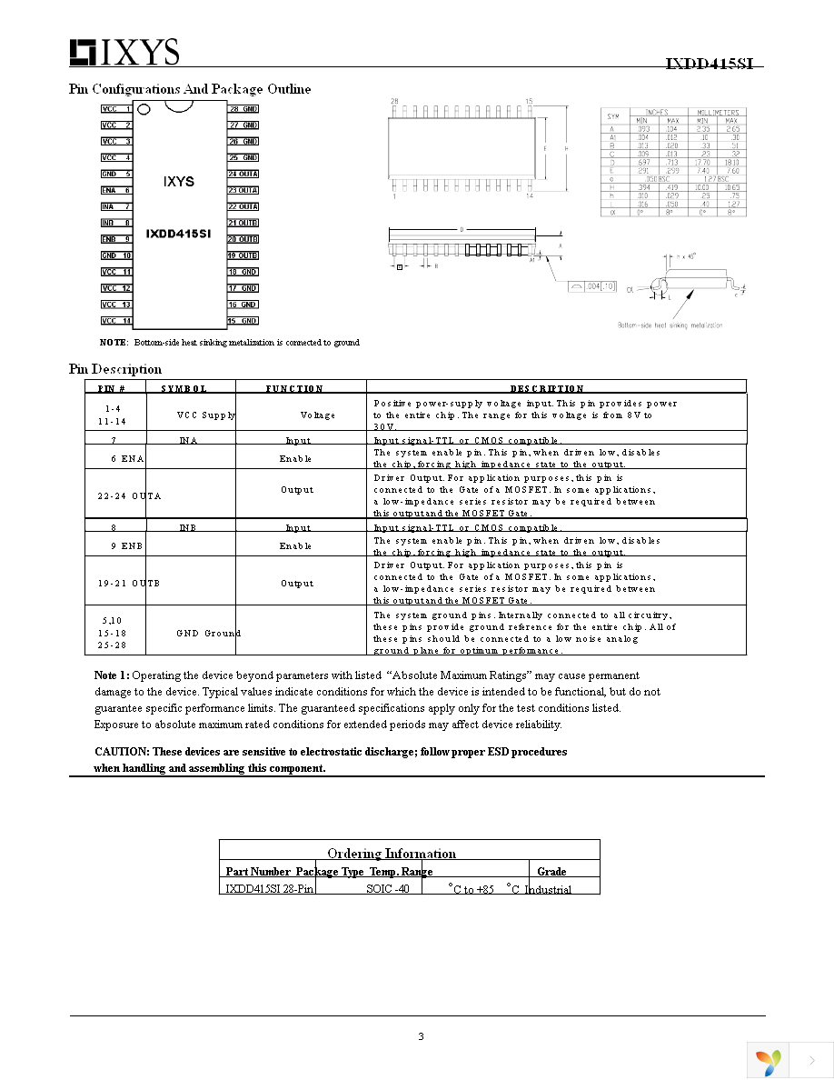 IXDD415SI Page 3