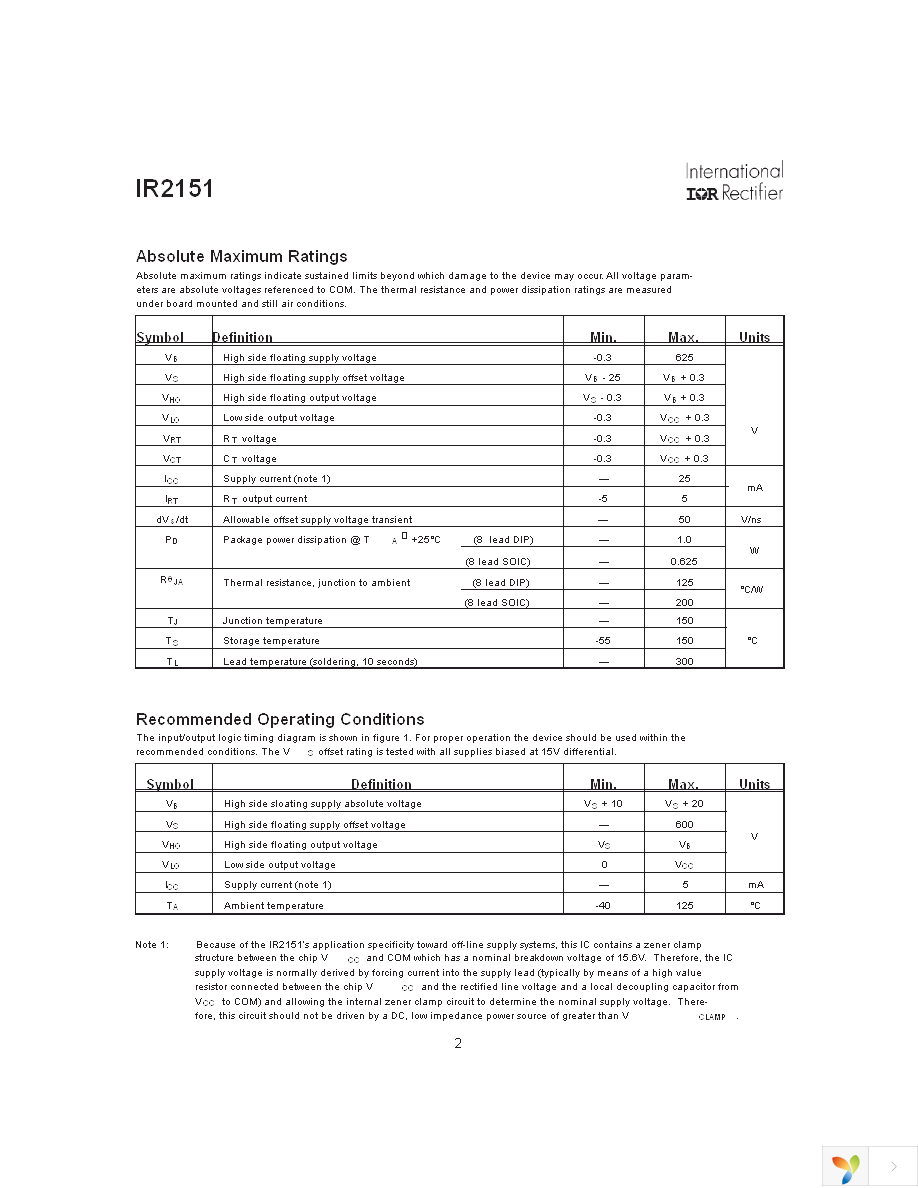 IR2151 Page 2