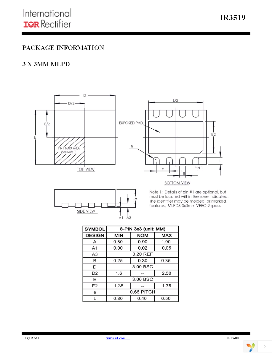 IR3519MTRPBF Page 9