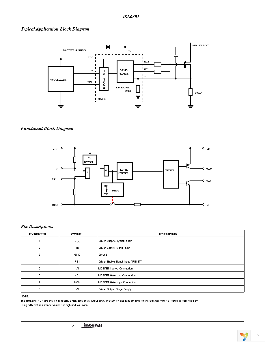 ISL6801AB Page 2