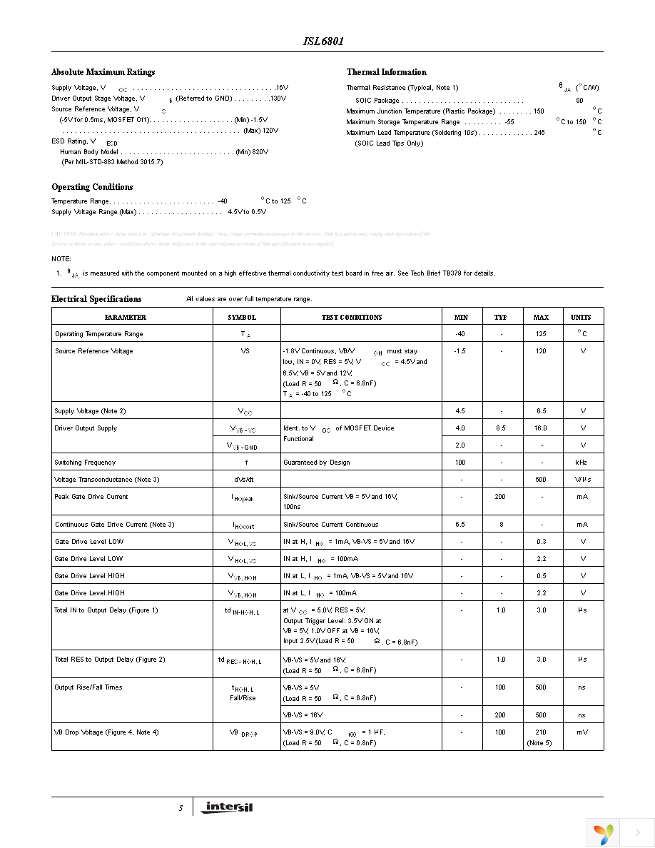 ISL6801AB Page 3