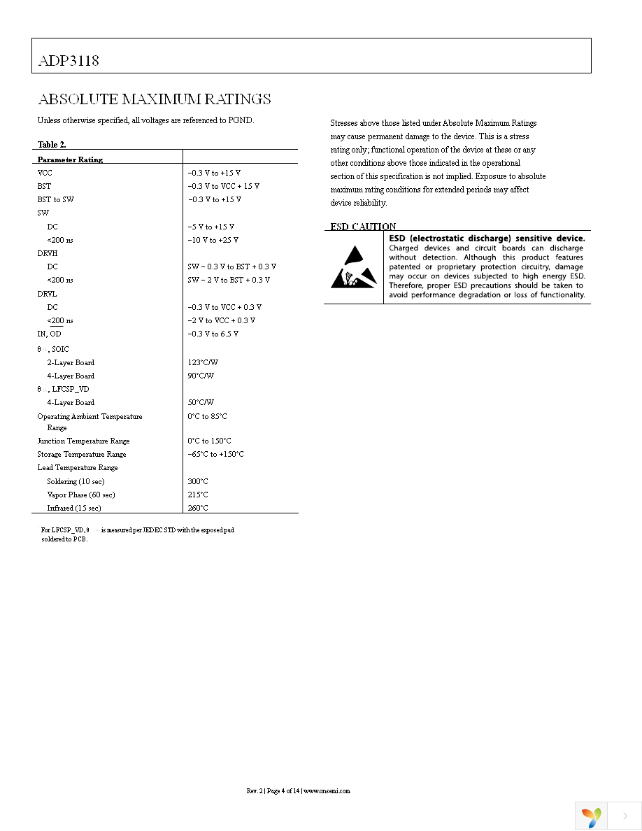 ADP3118JRZ-RL Page 4