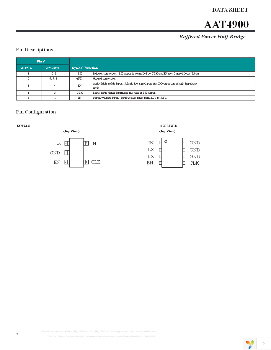 AAT4900IGV-T1 Page 2