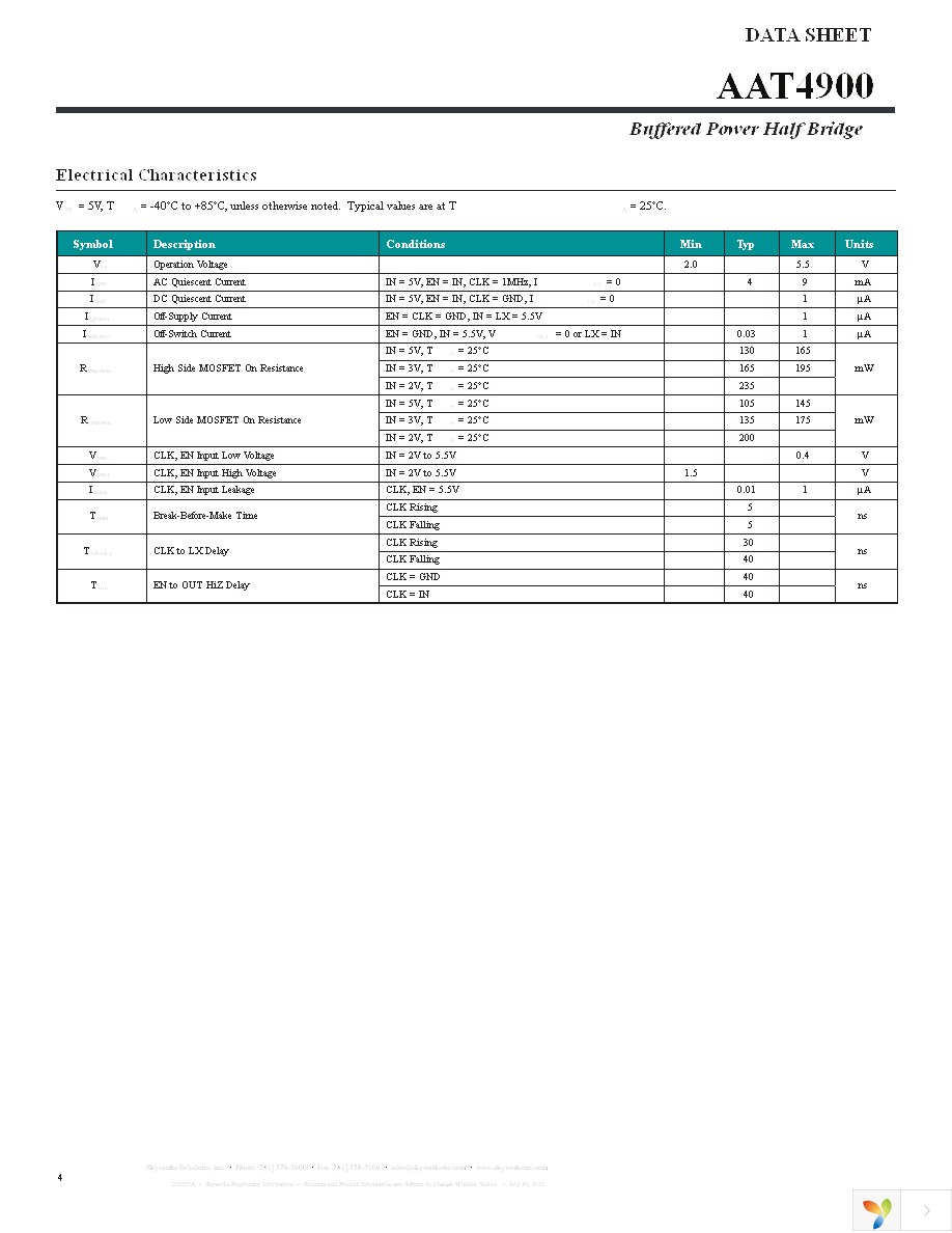 AAT4900IGV-T1 Page 4