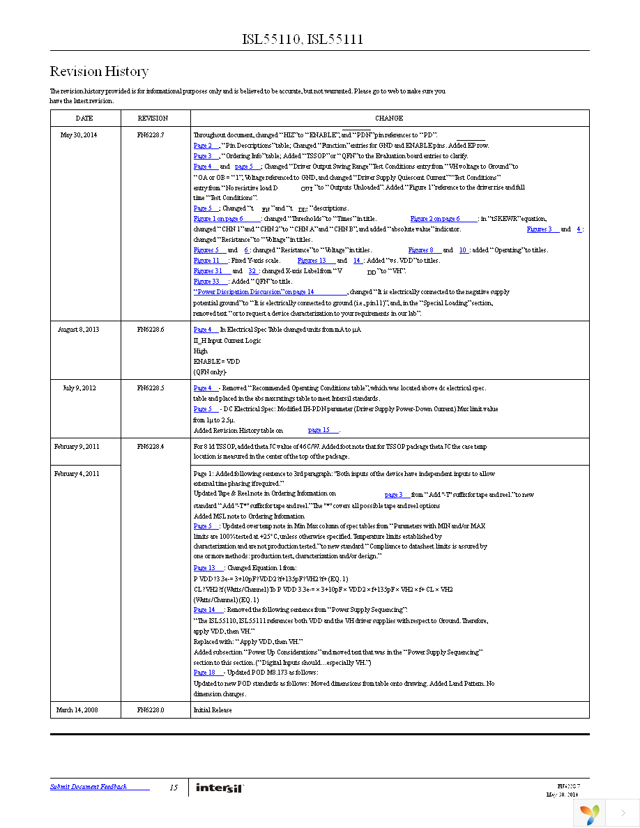 ISL55110IRZ-T7A Page 15