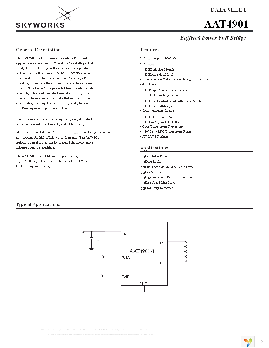 AAT4901IJS-1-T1 Page 1