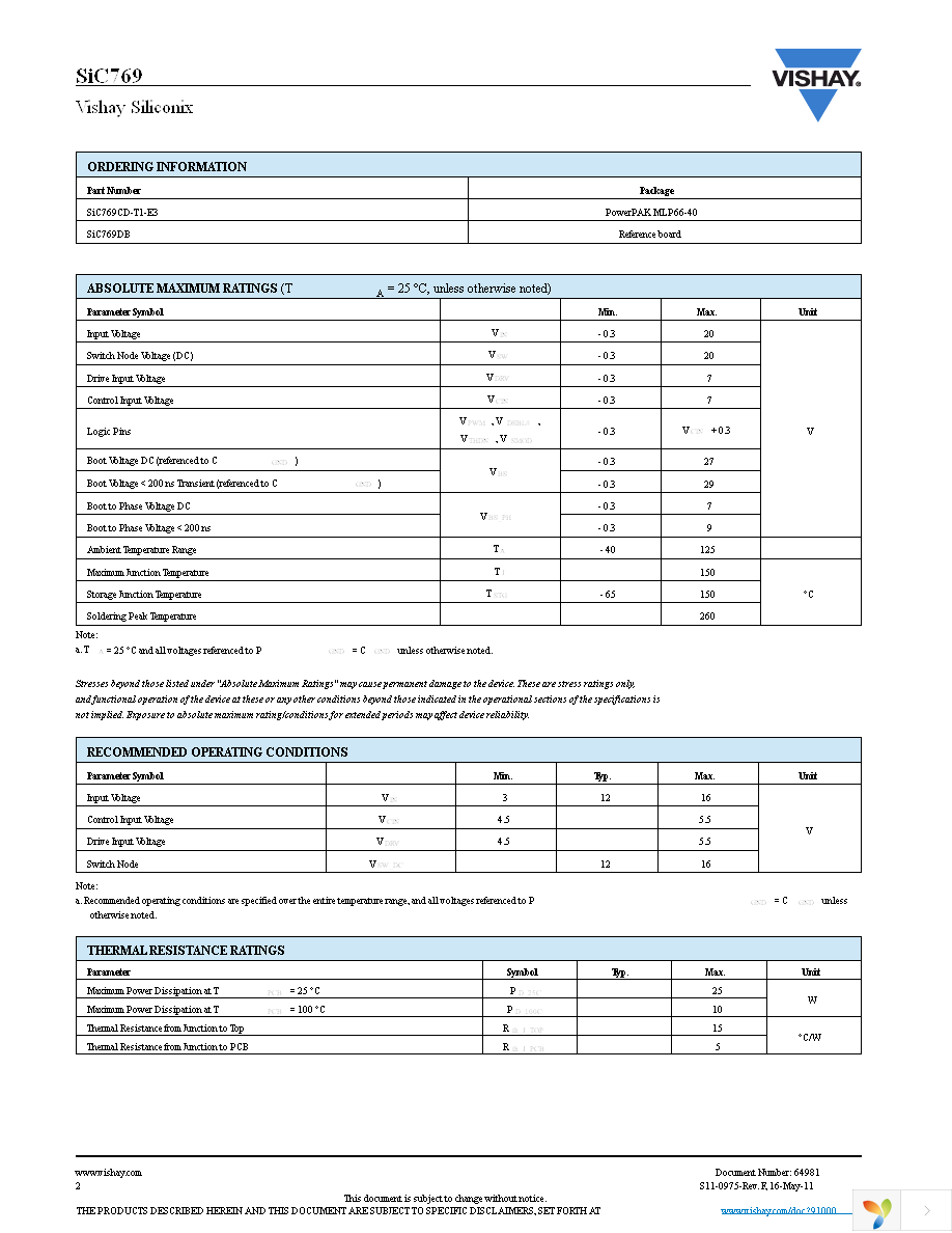 SIC769CD-T1-E3 Page 2