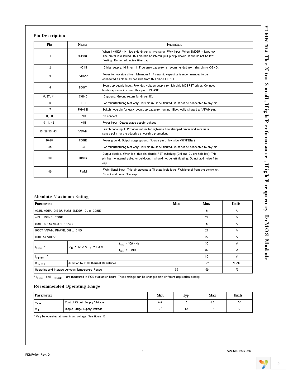 FDMF6704 Page 3