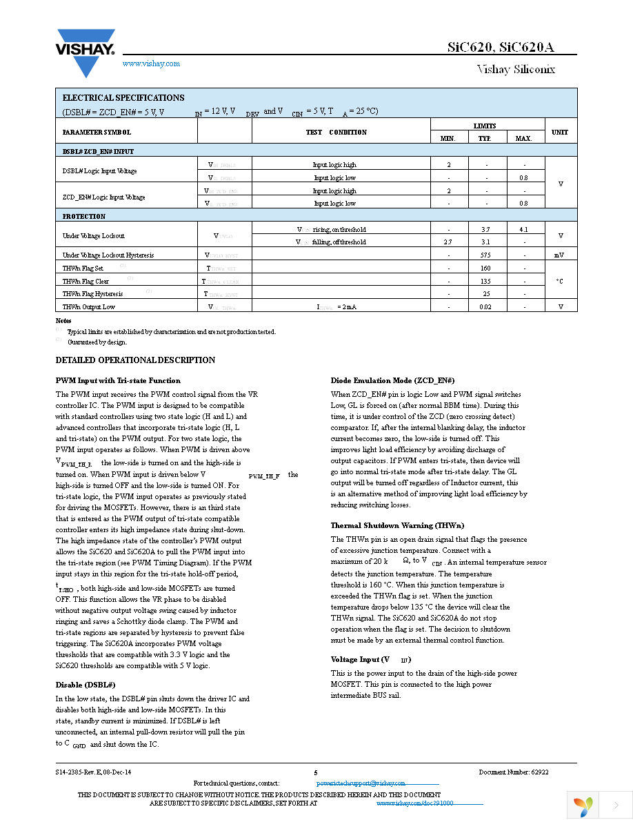 SIC620CD-T1-GE3 Page 5