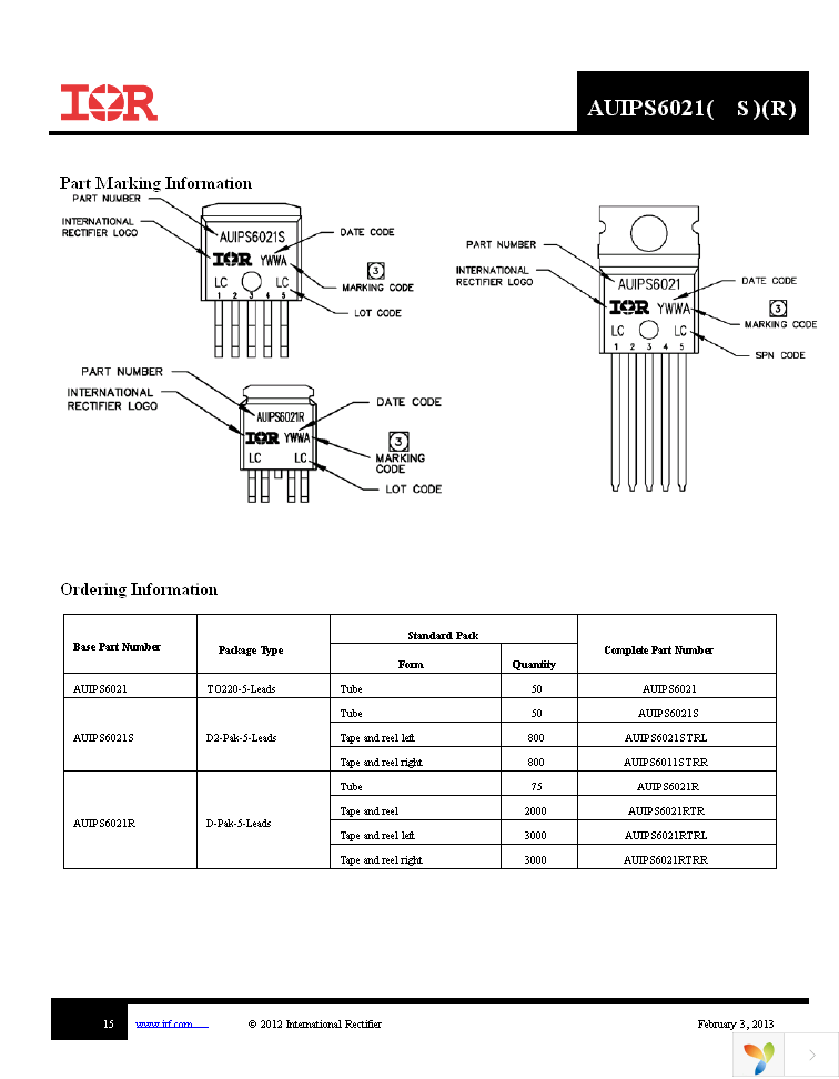 AUIPS6021RTRL Page 15