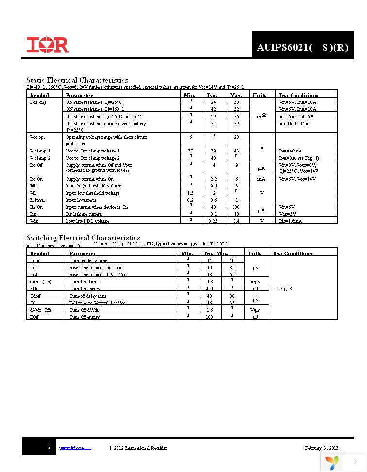 AUIPS6021RTRL Page 4