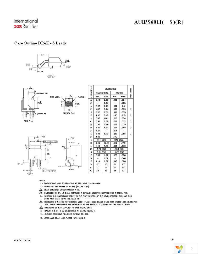 AUIPS6011RTRL Page 13