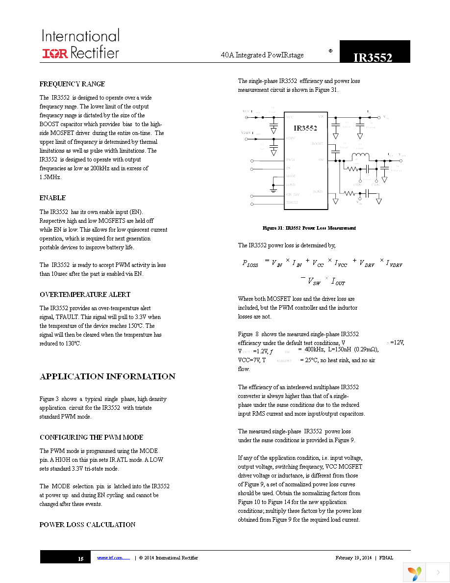 IR3552MTRPBF Page 15