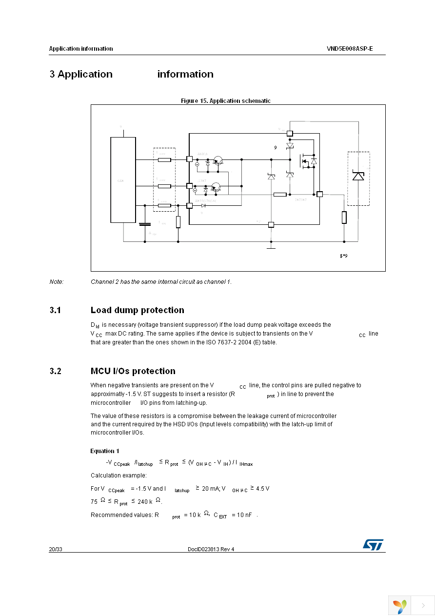 VND5E008ASPTR-E Page 20