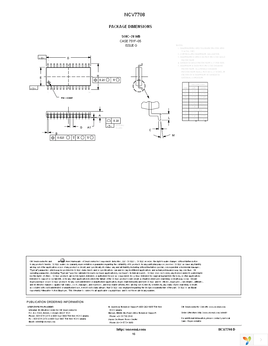 NCV7708DW Page 16