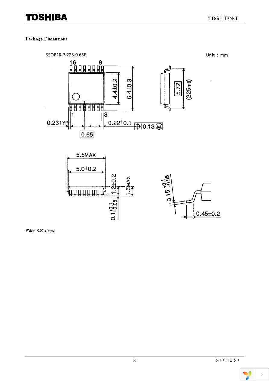 TB6614FNG(O,EL) Page 8