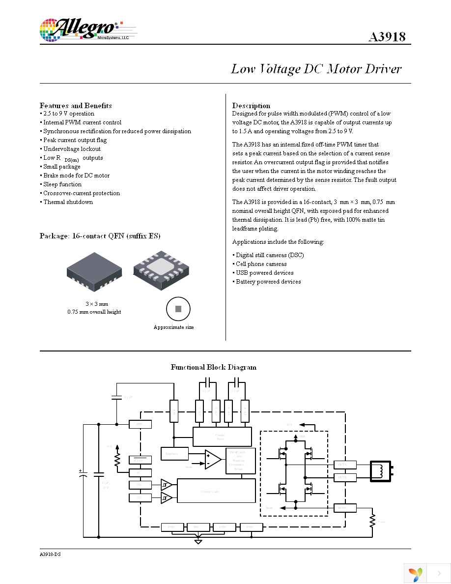 A3918SESTR-T Page 1