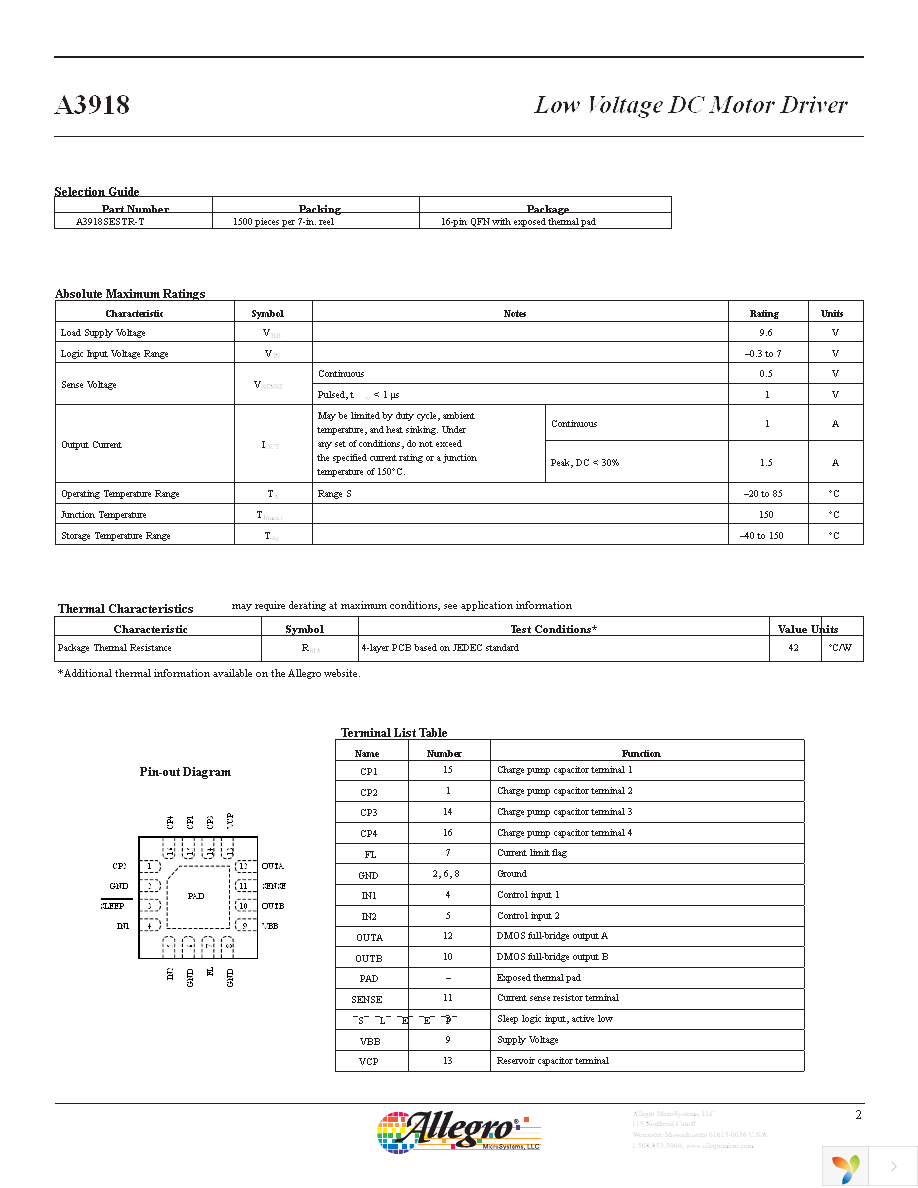 A3918SESTR-T Page 2