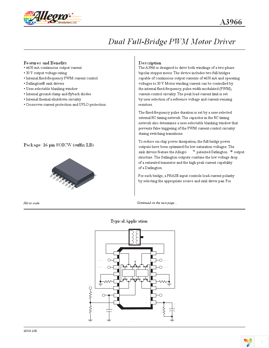 A3966SLBTR-T Page 1