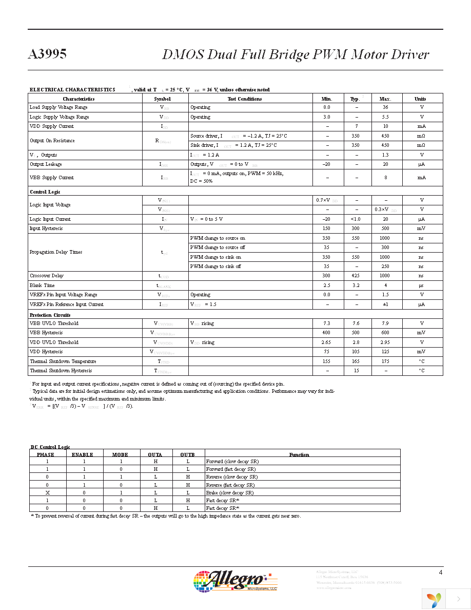 A3995SEVTR-T Page 4