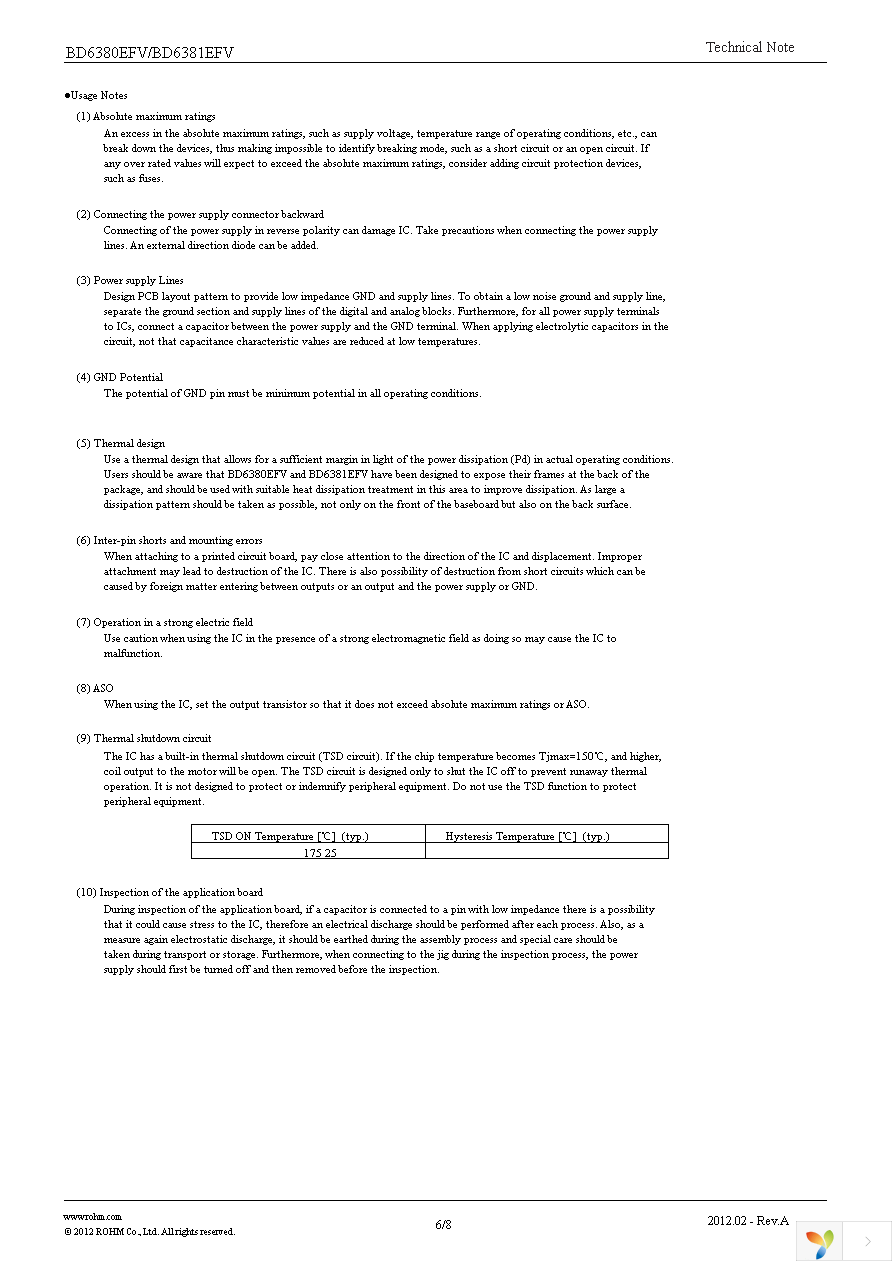 BD6380EFV-E2 Page 6