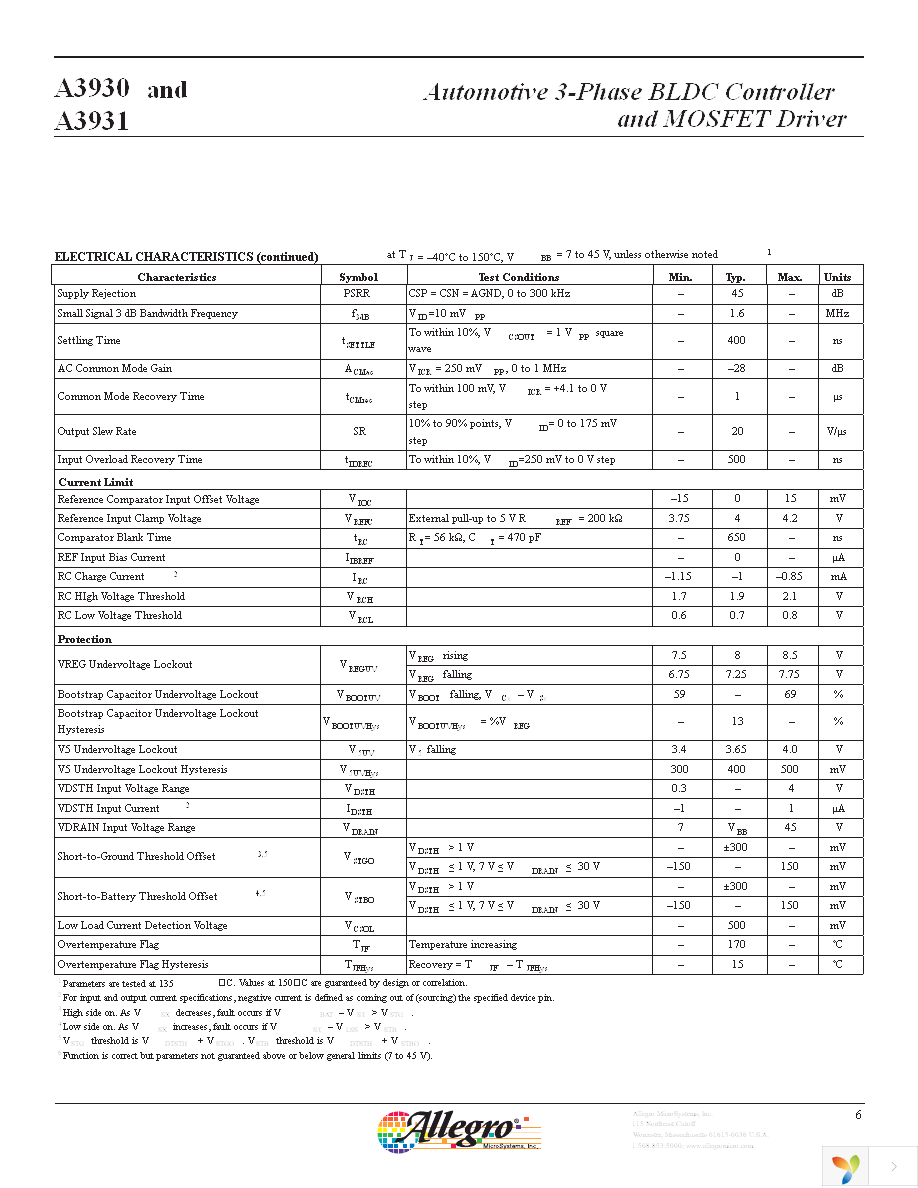 A3930KJPTR-T Page 6