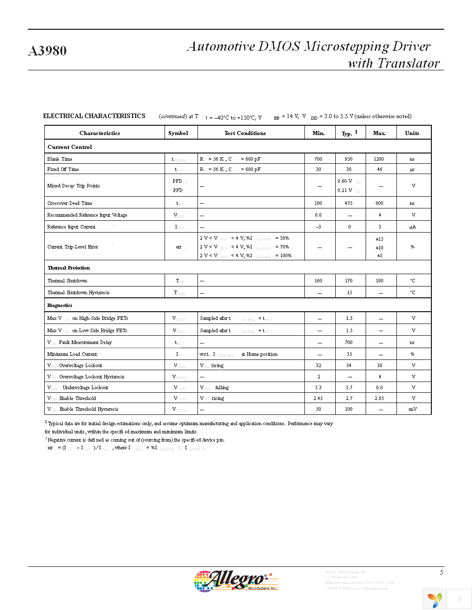 A3980KLPTR-T Page 6