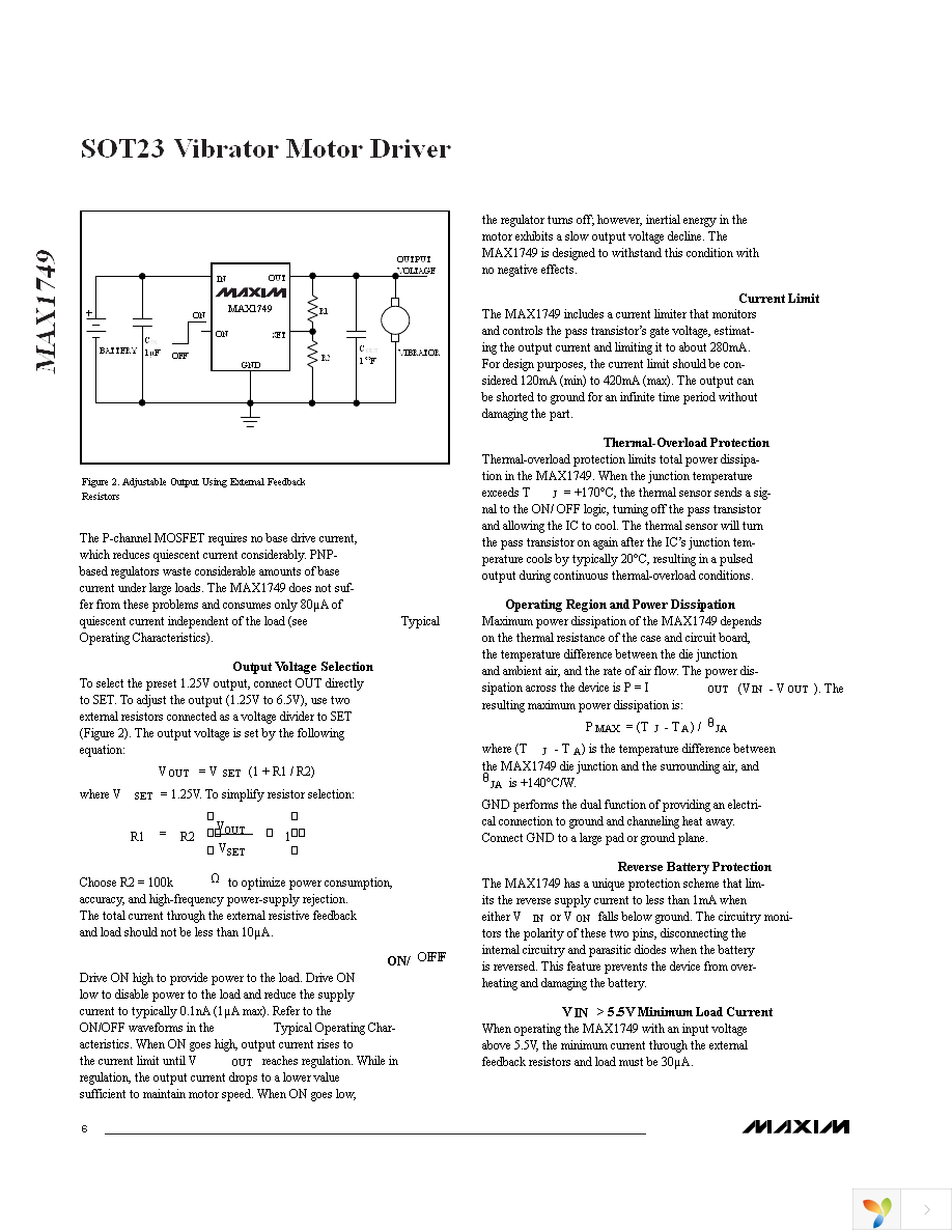 MAX1749EUK+T Page 6