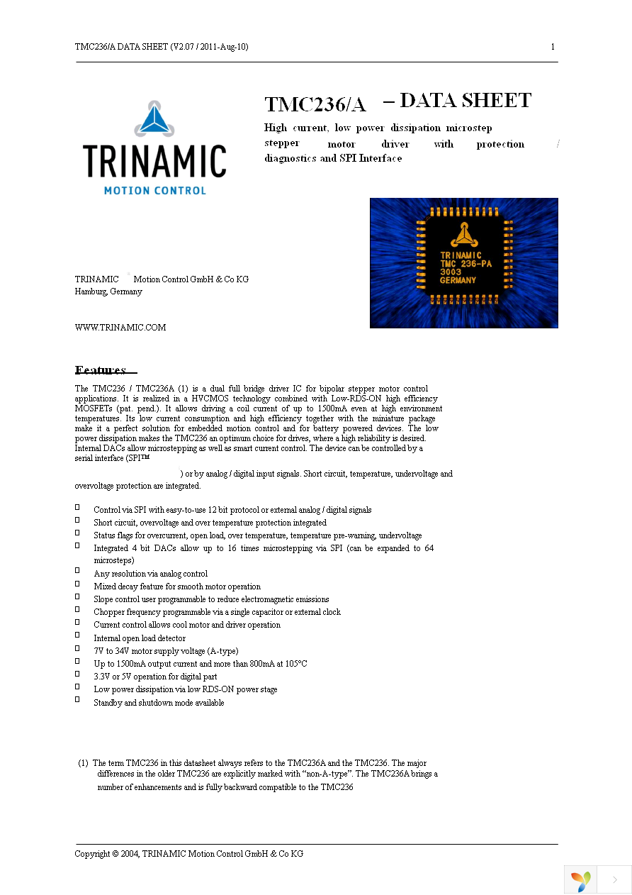 TMC236A-PA Page 1