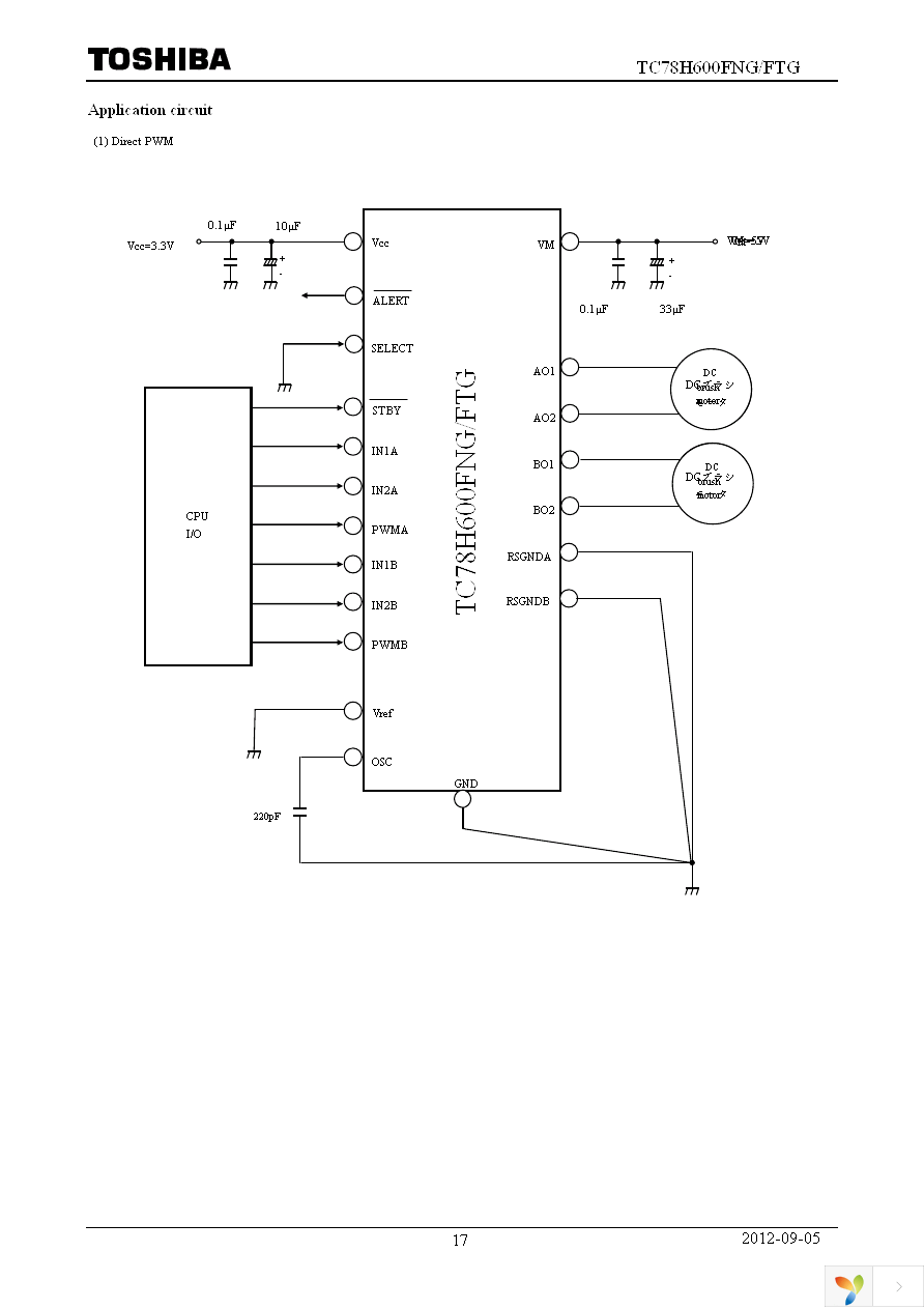 TC78H600FTG,EL Page 17