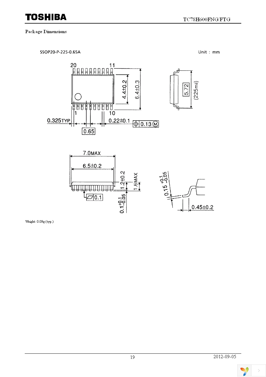 TC78H600FTG,EL Page 19