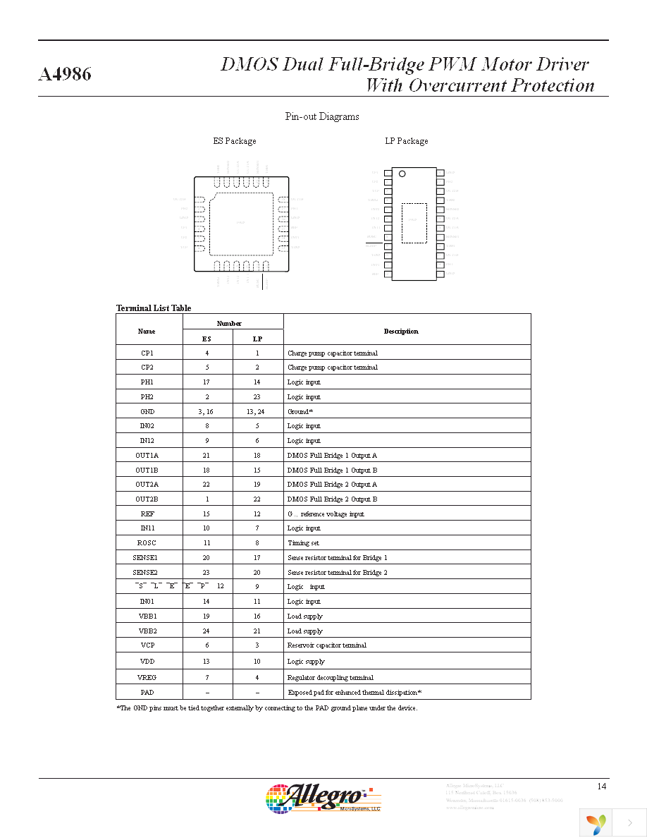 A4986SLPTR-T Page 14