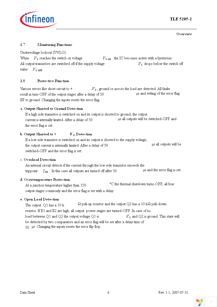 TLE5205-2G Page 6