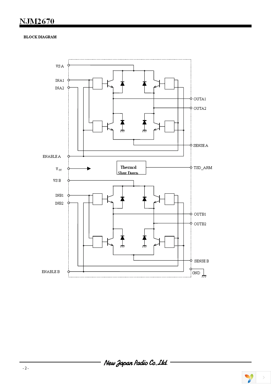 NJM2670E3 Page 2