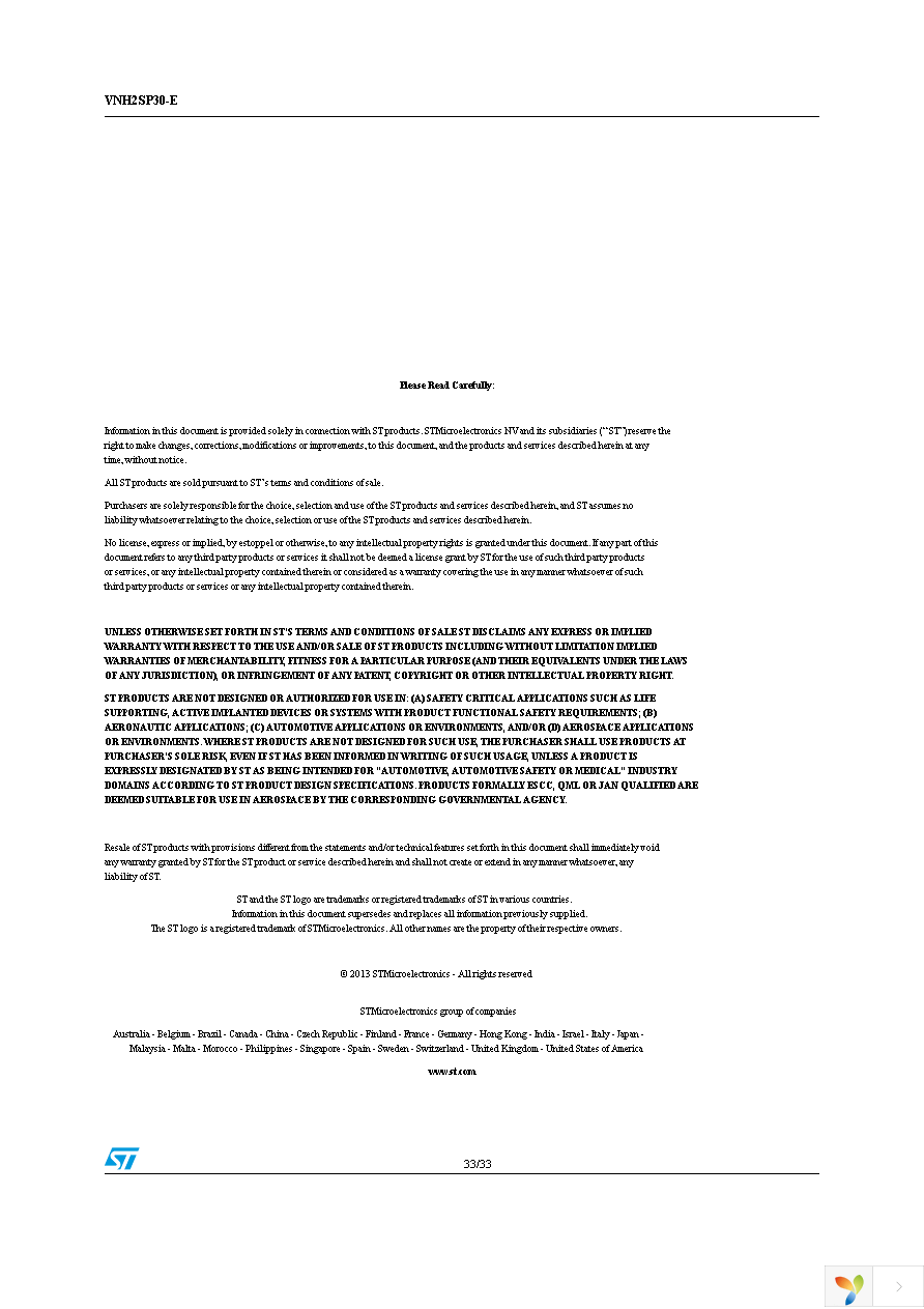 VNH2SP30TR-E Page 33