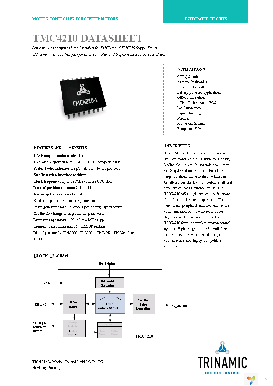 TMC4210-I-T Page 1