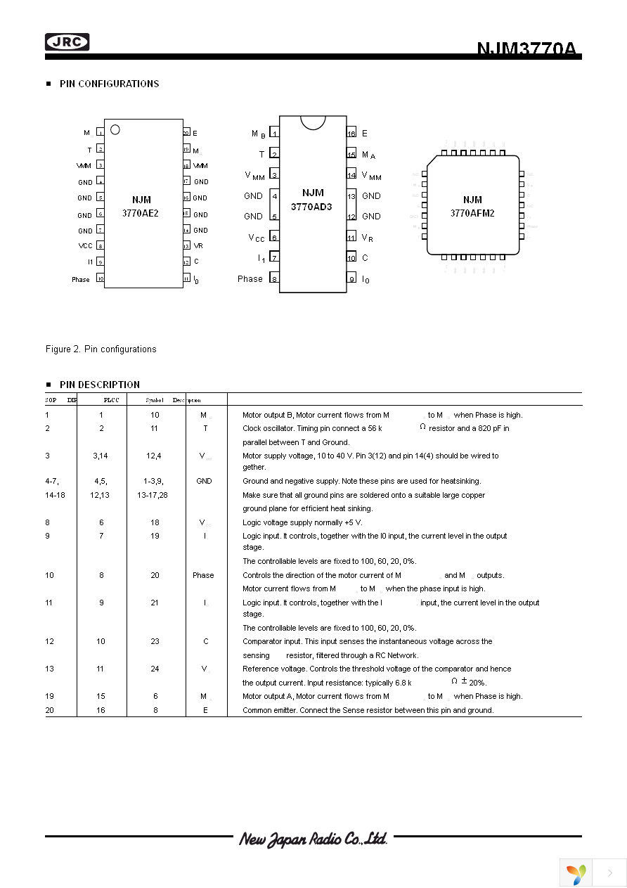 NJM3770AD3 Page 2