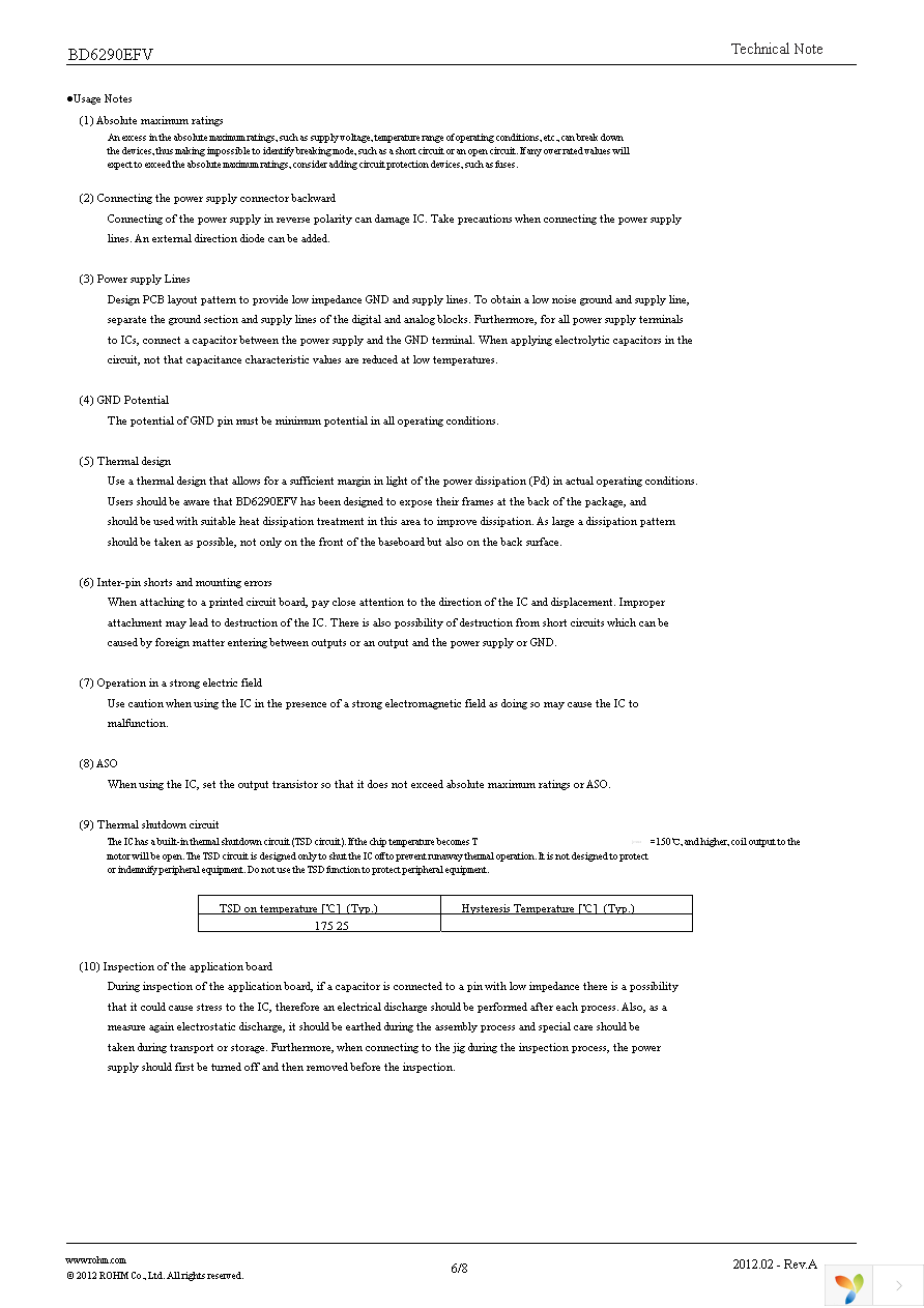 BD6290EFV-E2 Page 6